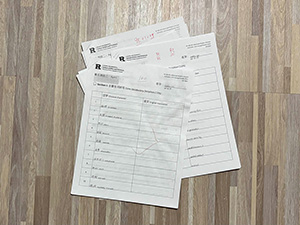 scattered-test-papers